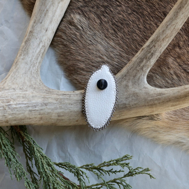 Keegan W. Beaded Feather Pins