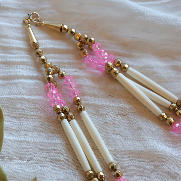 Dee Iyapes Tiered Bone Necklaces