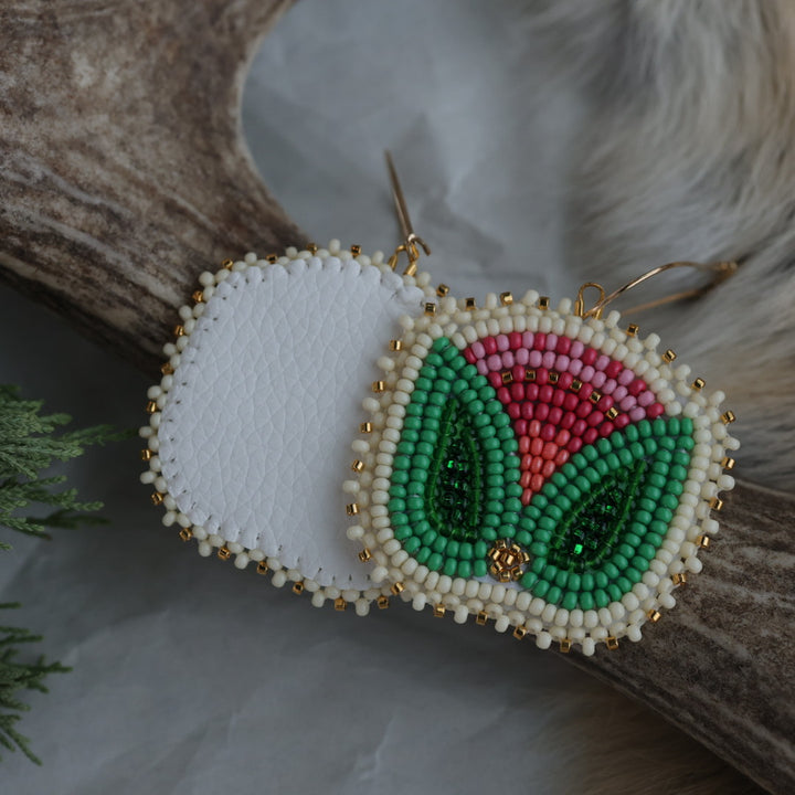 Keegan W. Tulip Beaded Earrings