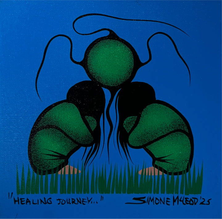 Simone McLeod 8"x8" Original Paintings (2025)