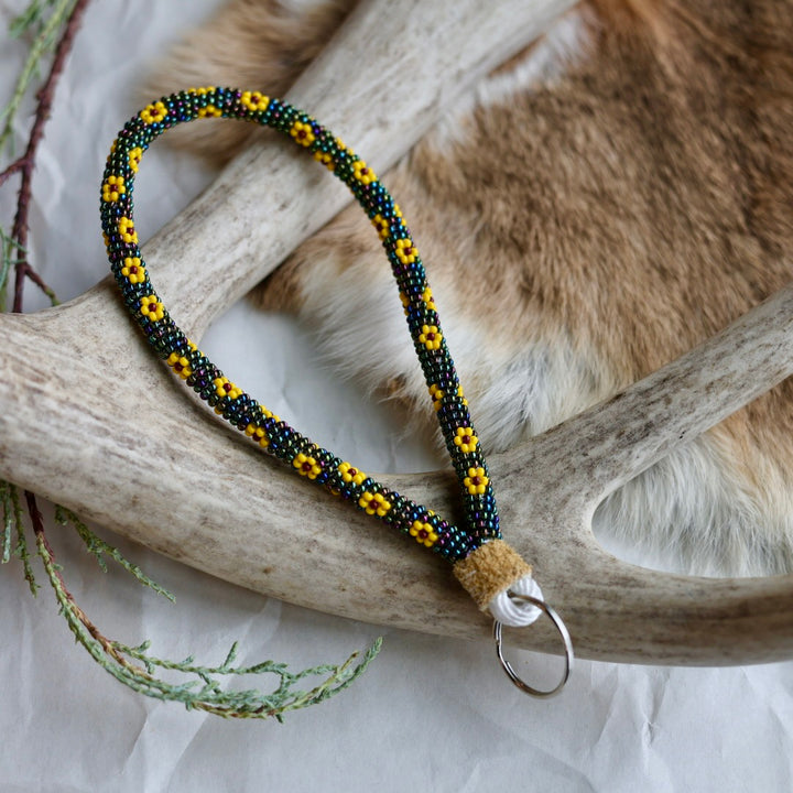 Keegan W. Floral Wrist Lanyard