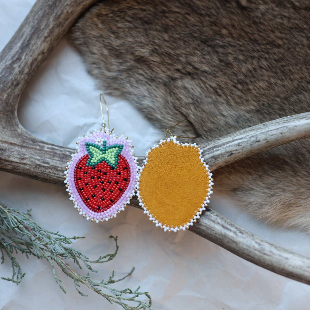 Keegan W. Strawberry Drop Earrings