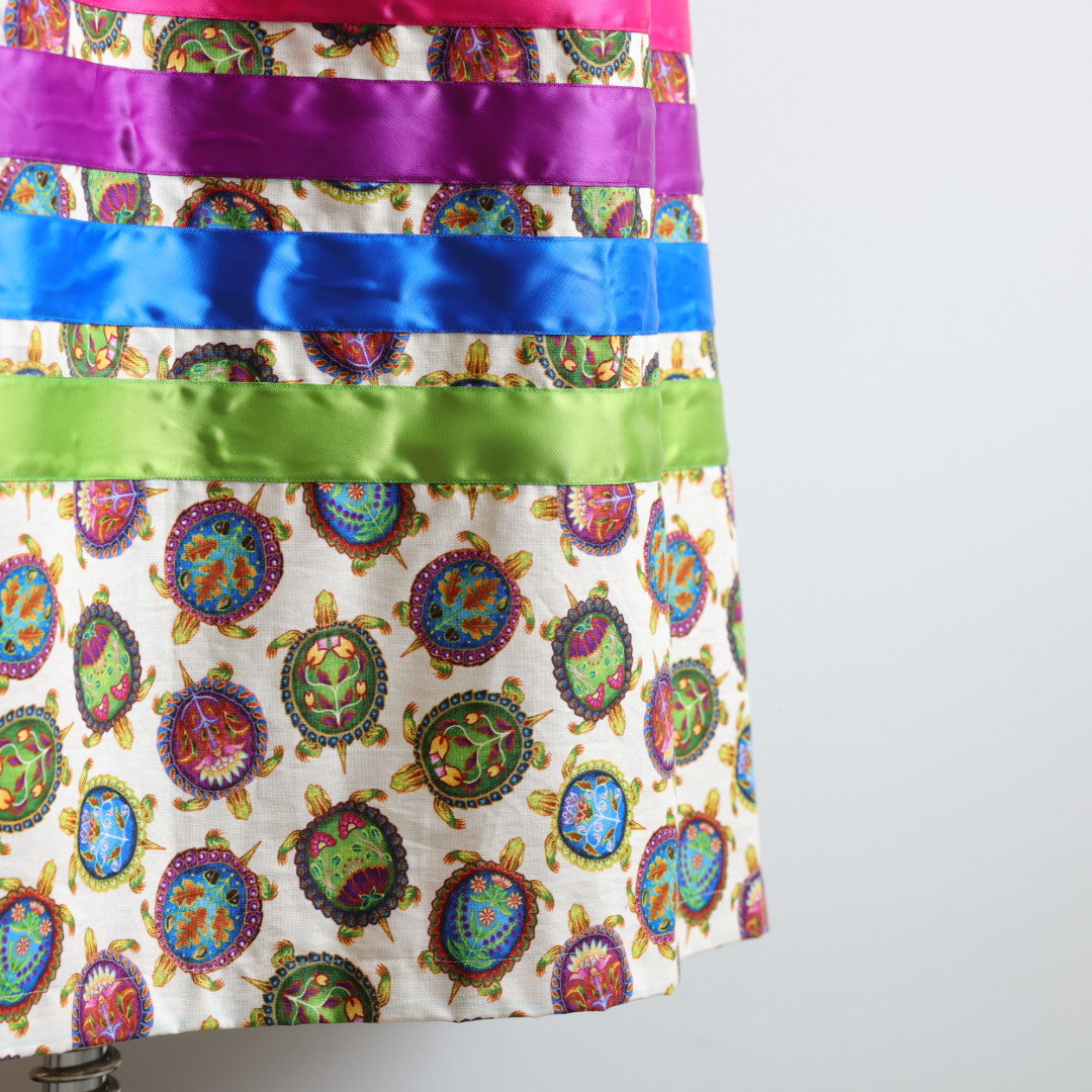 Phoenyx Designs Painted Turtle Shells Ribbon Skirt