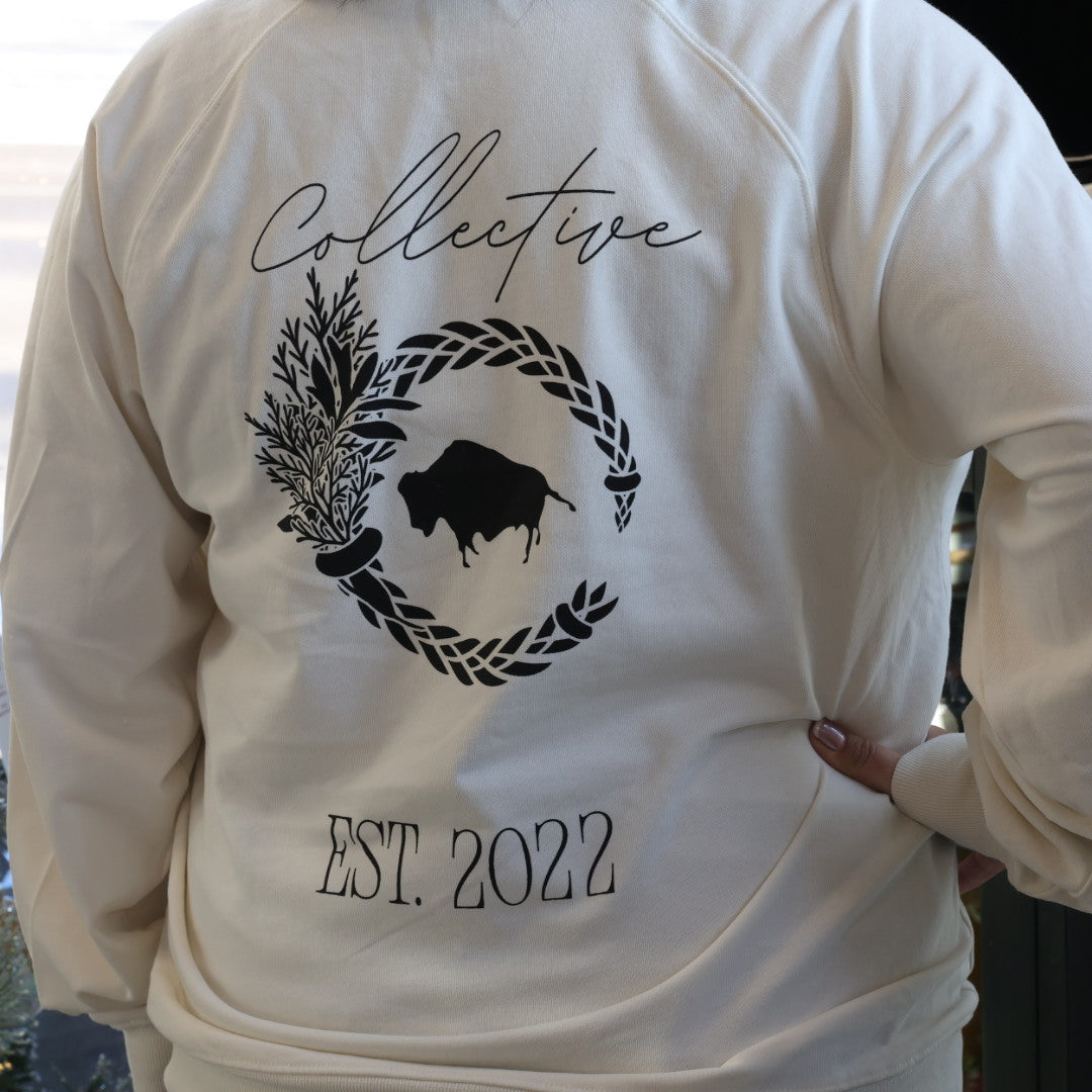 Wanuskewin Collective Sharing Stories Crewneck Sweatshirt