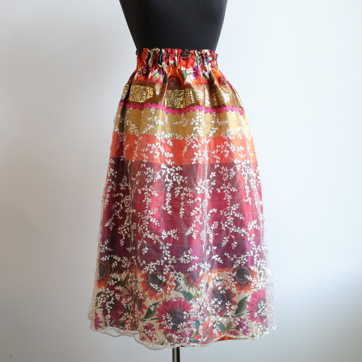 Handmade by Emily Lace Overlay Ribbon Skirt