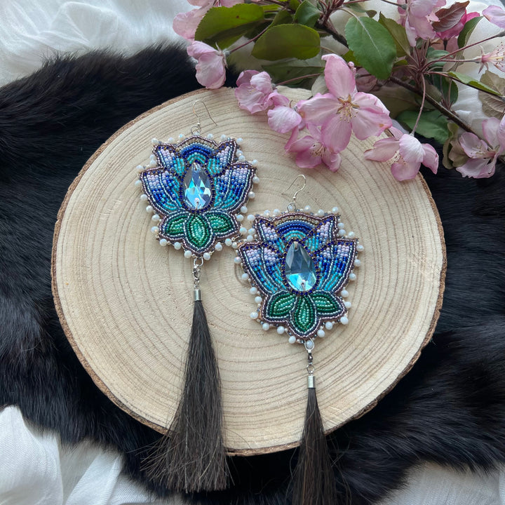 Ironstar Co. Crystal Blossom Convertible Beaded Earrings