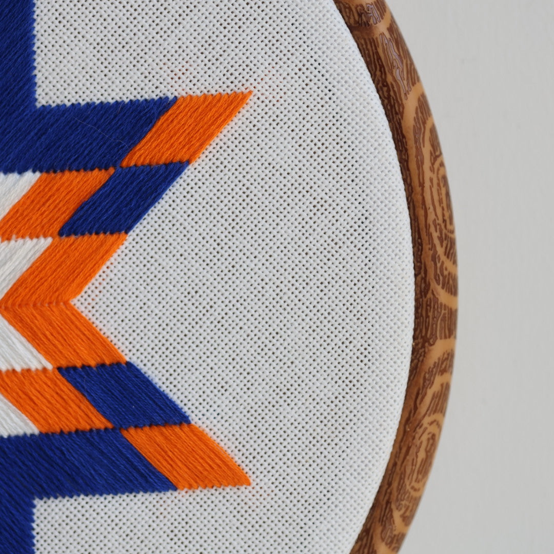 Janene A. Wintery Lone Star Quilt Embroidery Hoops