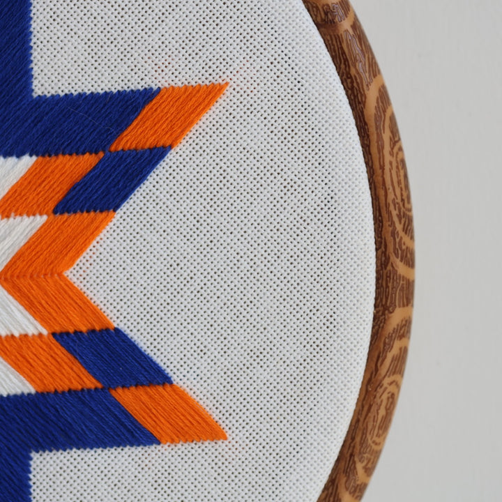 Janene A. Wintery Lone Star Quilt Embroidery Hoops
