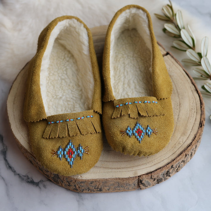 T.Sullivan Men's 8 Diamond Trio Moccasin