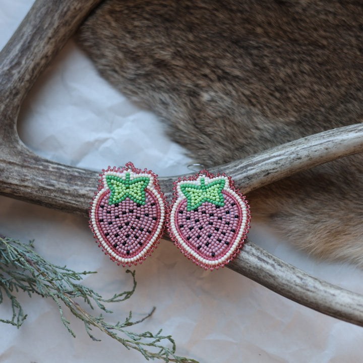 Keegan W. Strawberry Drop Earrings
