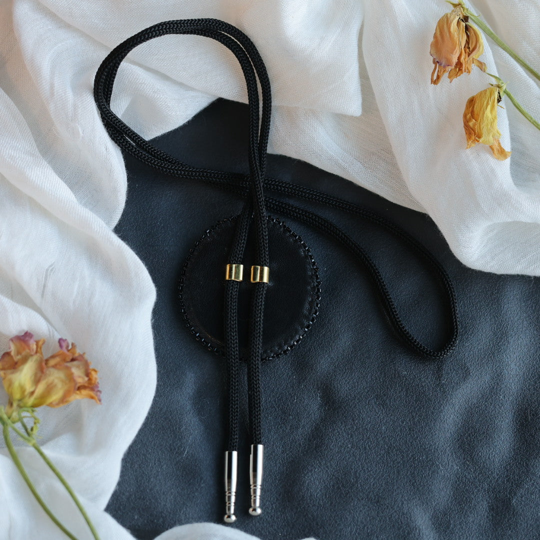 Beth Rose Designs Fire & Antler Beaded Bolo Tie