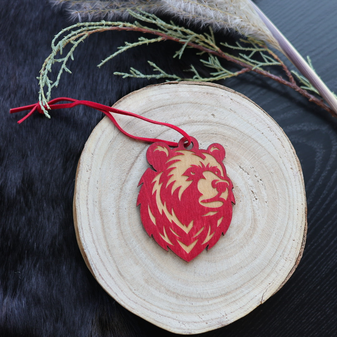 Pimâcihisowin Grizzly Bear Hanging Ornament