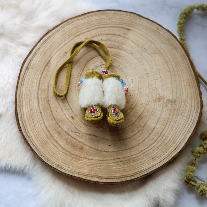 T. Sullivan Mini Moccasin Rearview Mirror Hanging