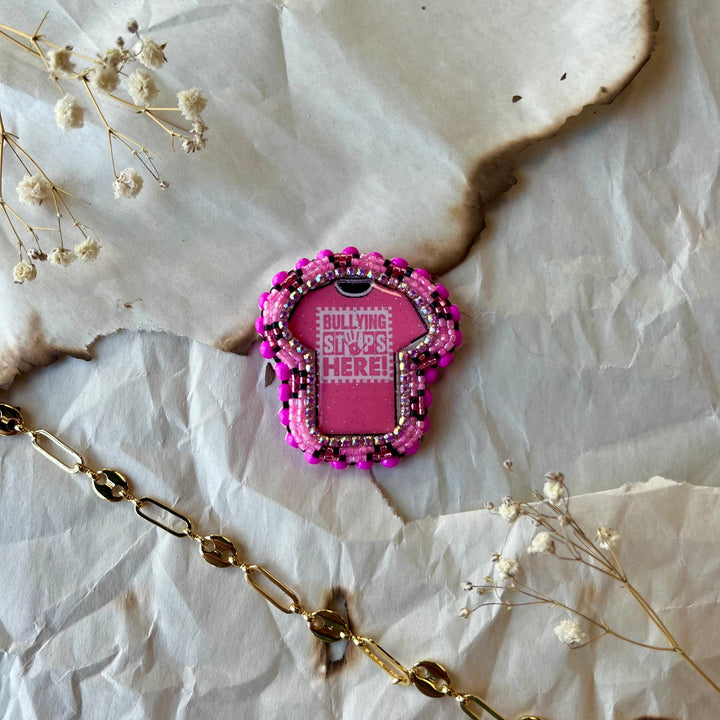 TLee Beads Anti-bullying Beaded Pins