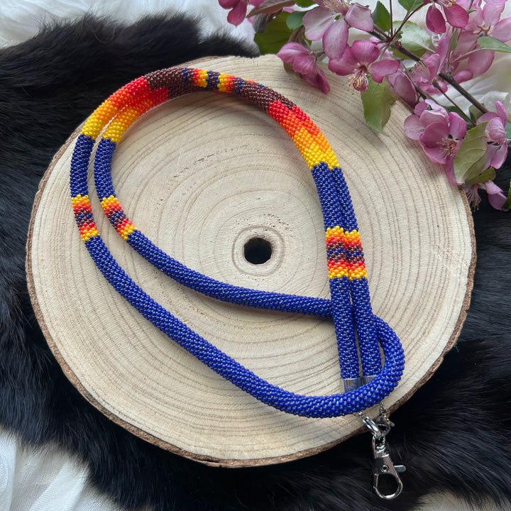 Ironstar Co. Peyote Beaded Neck Lanyard