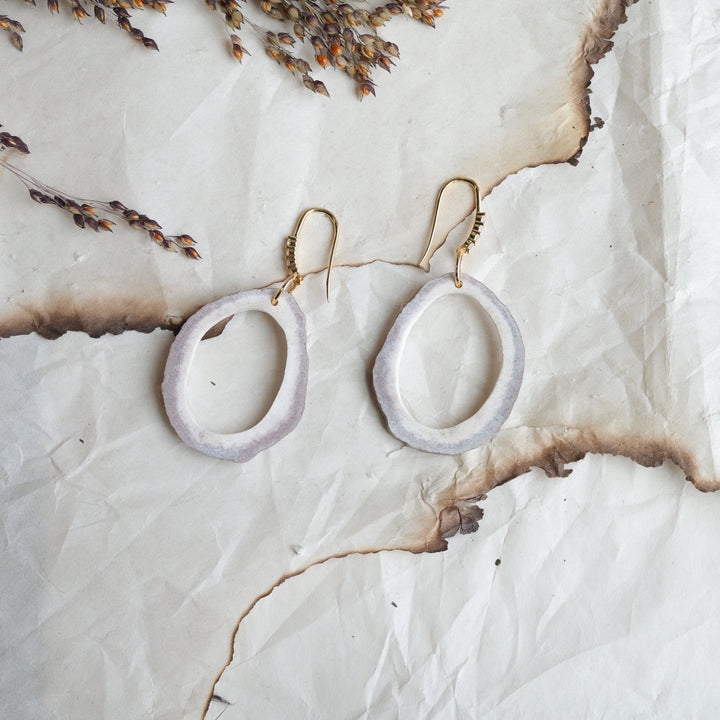 TLee Beads Carved Moose Antler Earrings