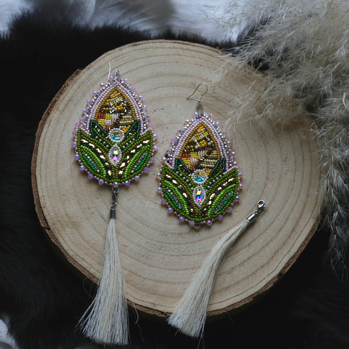 Ironstar Co. Three Sisters Premium Convertible Beaded Earrings
