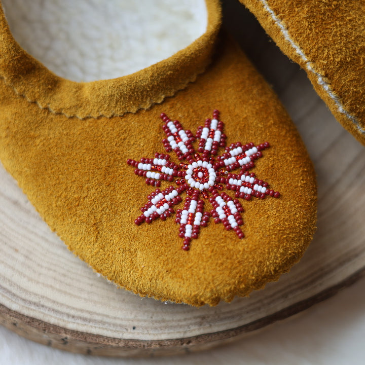 T.Sullivan Size 10 Women Brown Star Ballerina Slippers