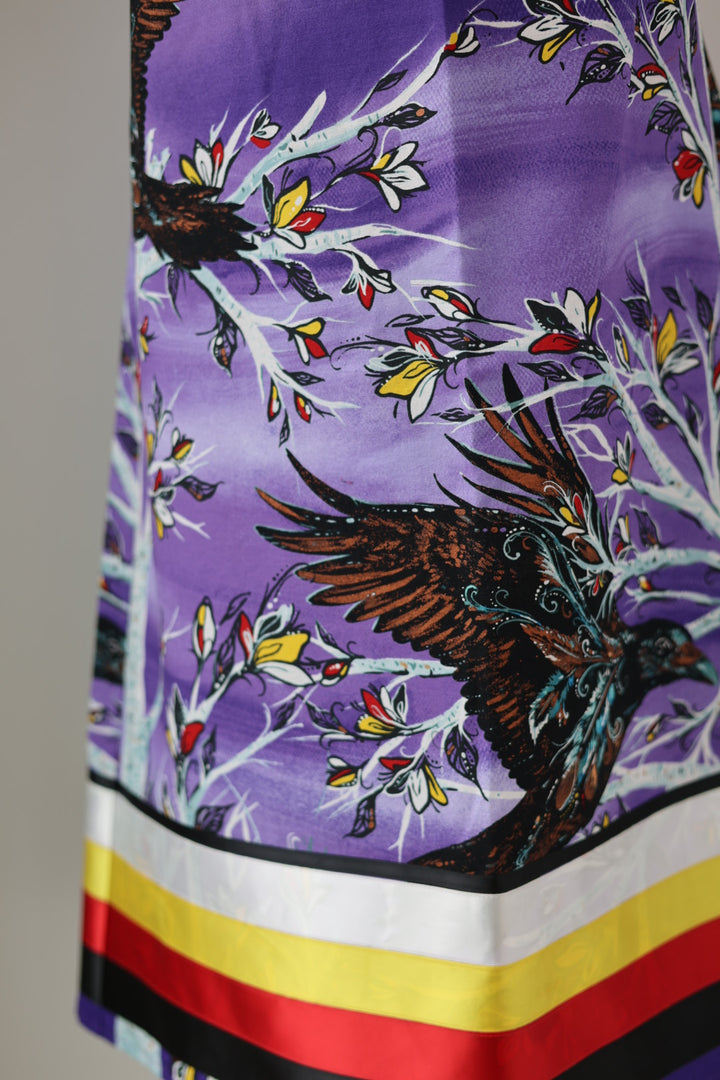 Adeline C. Raven Tree Ribbon Skirt