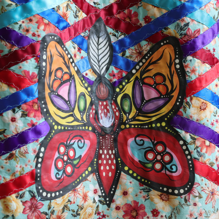 Carol B. Floral Butterfly Ribbon Skirt