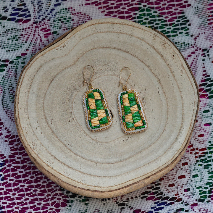 Feline Fancy Eh Saskatchewan Quill Earrings
