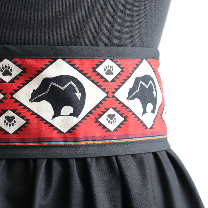 Phoenyx Designs Blue & Orange Ribbon Skirt & Belt
