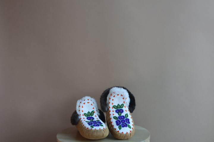 Emily J. Fully Beaded Ankle Moccasins