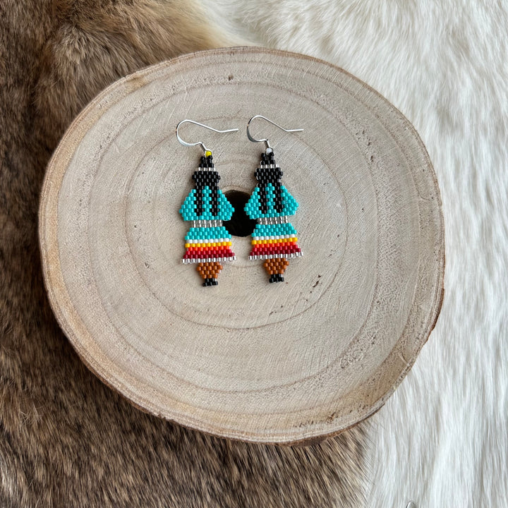 Dorothy B. Dancer Peyote Earrings