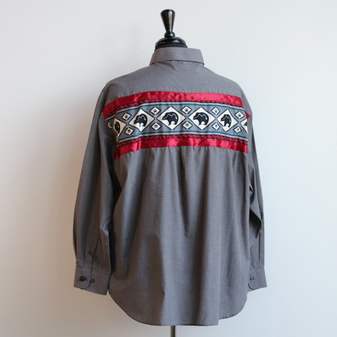 Phoenyx Designs Geometric Bear Ribbon Shirt