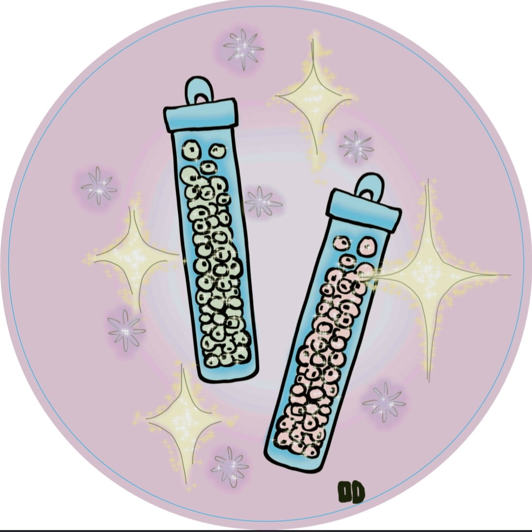 Ookus D Bead Vial Sticker