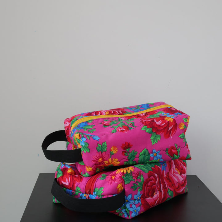 Phoenyx Designs Kokum Floral Cosmetic Bag