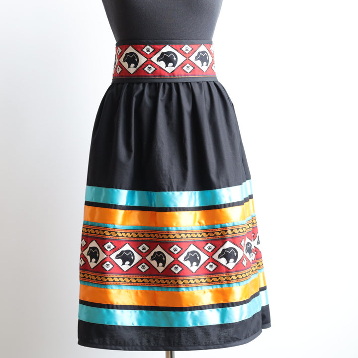 Phoenyx Designs Blue & Orange Ribbon Skirt & Belt