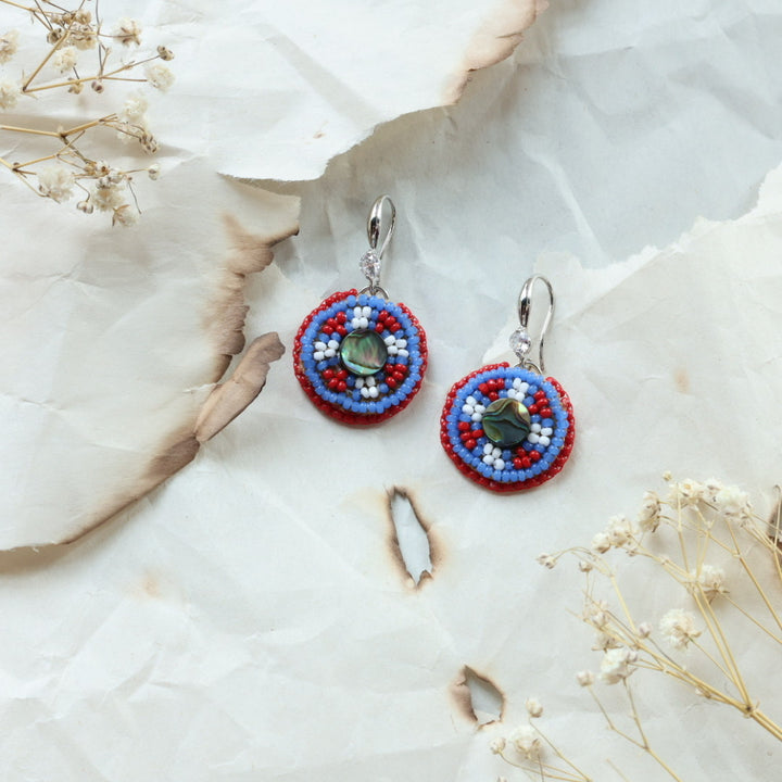 TLee Beads Beaded Earrings on Fancy Hooks
