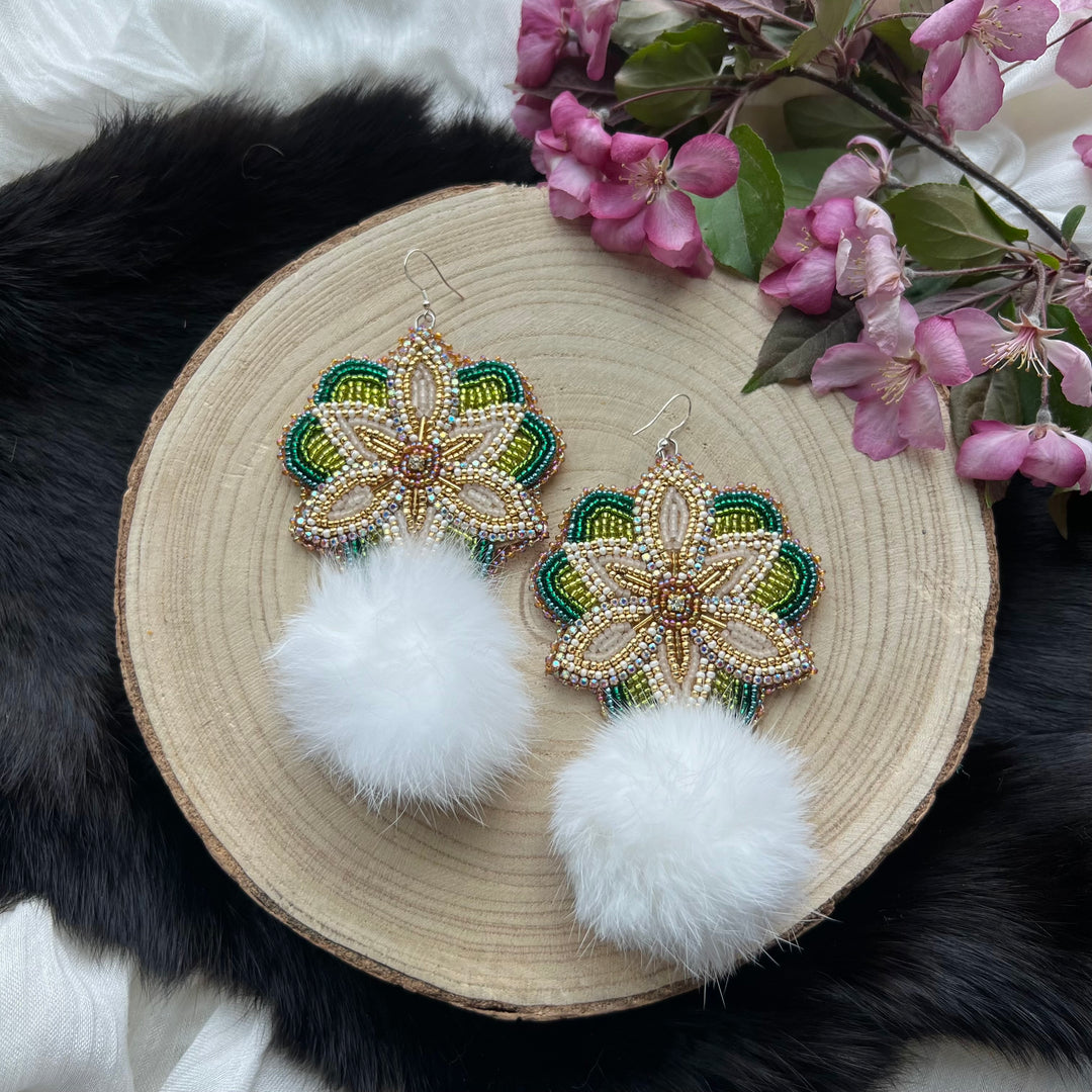Ironstar Co. Lily Convertible Beaded Earrings