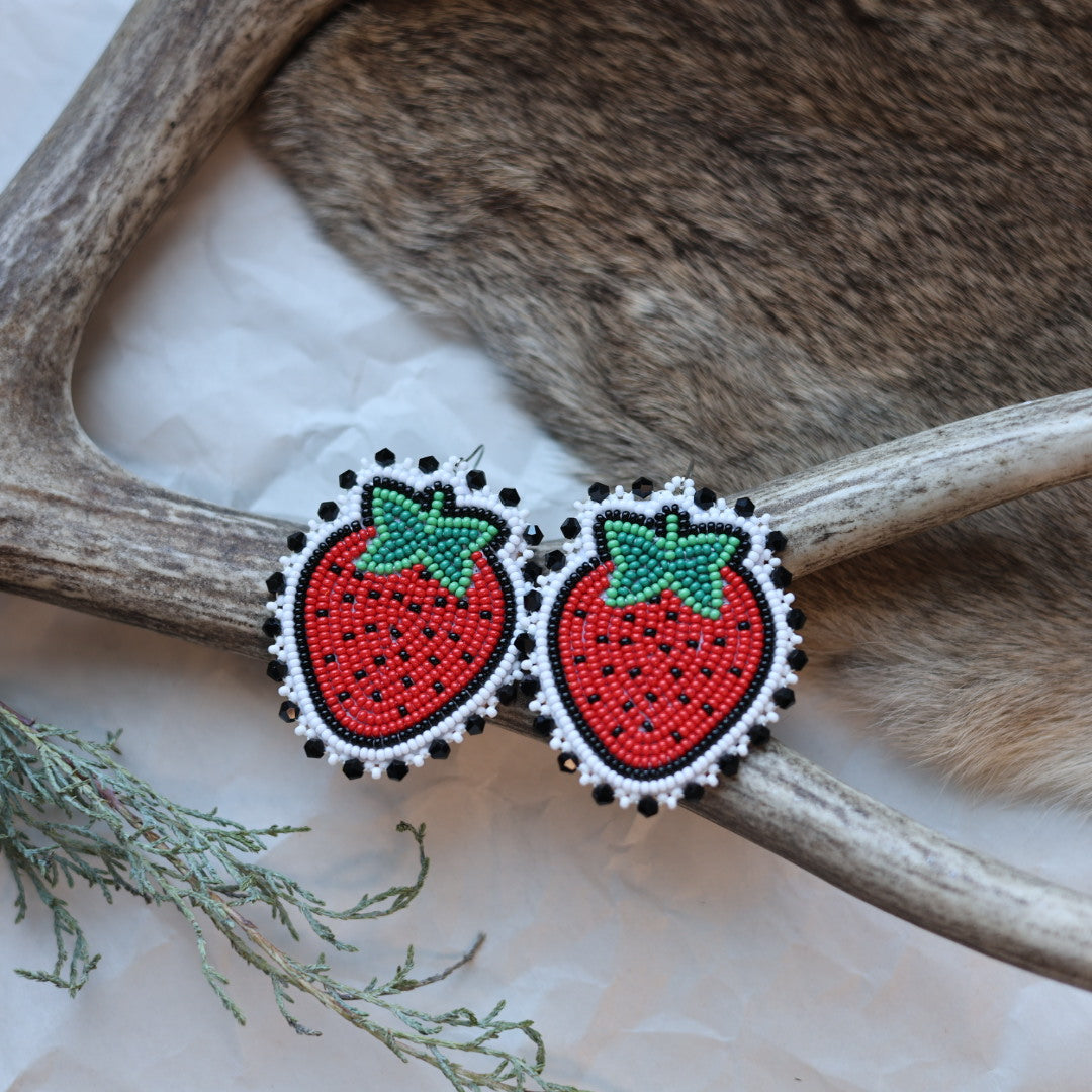 Keegan W. Strawberry Drop Earrings