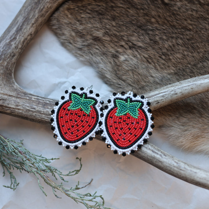 Keegan W. Strawberry Drop Earrings