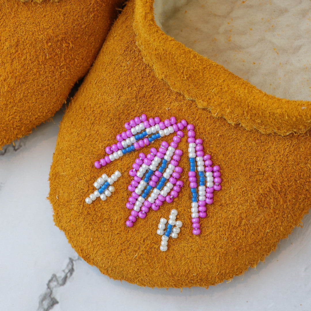 T. Sullivan Toddler Blue & Pink Diamond Ballerina Slipper
