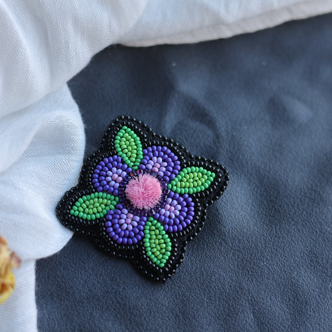 Beth Rose Designs Jade Collection Floral Brooches