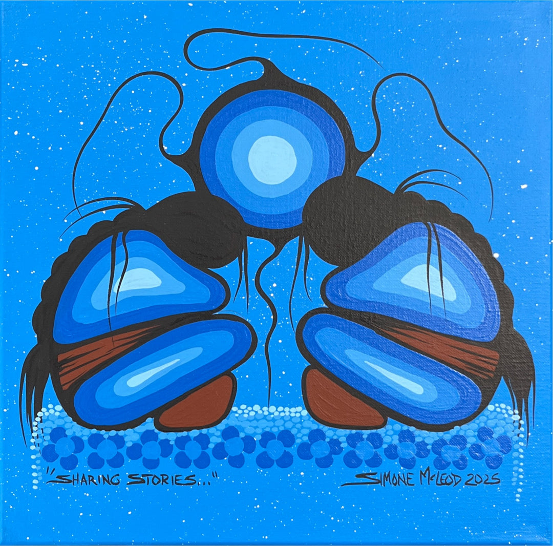 Simone McLeod 14"x14" Original Paintings (2025)