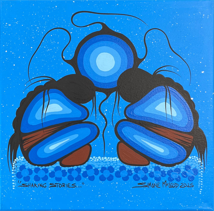 Simone McLeod 14"x14" Original Paintings (2025)