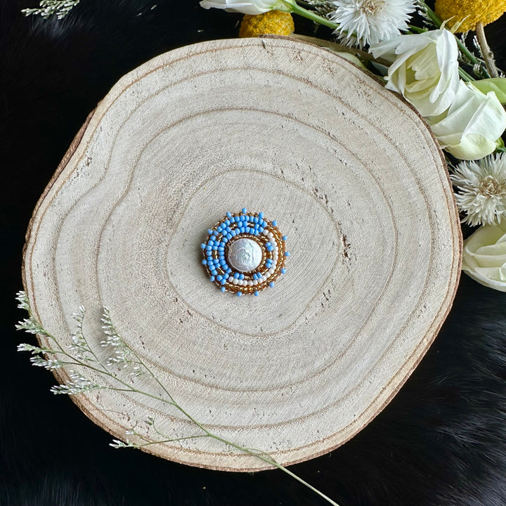 Ironstar Co. Mother of Pearl Beaded Pins