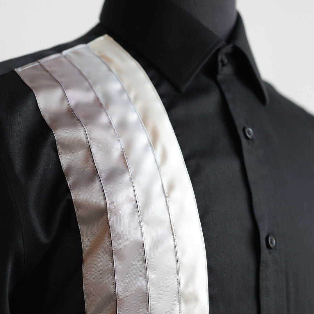Phoenyx Designs Greyscale Ribbon Shirt