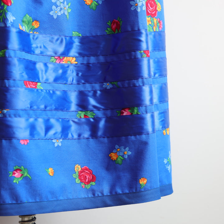 Phoenyx Designs Royal Kokum Floral Ribbon Skirt