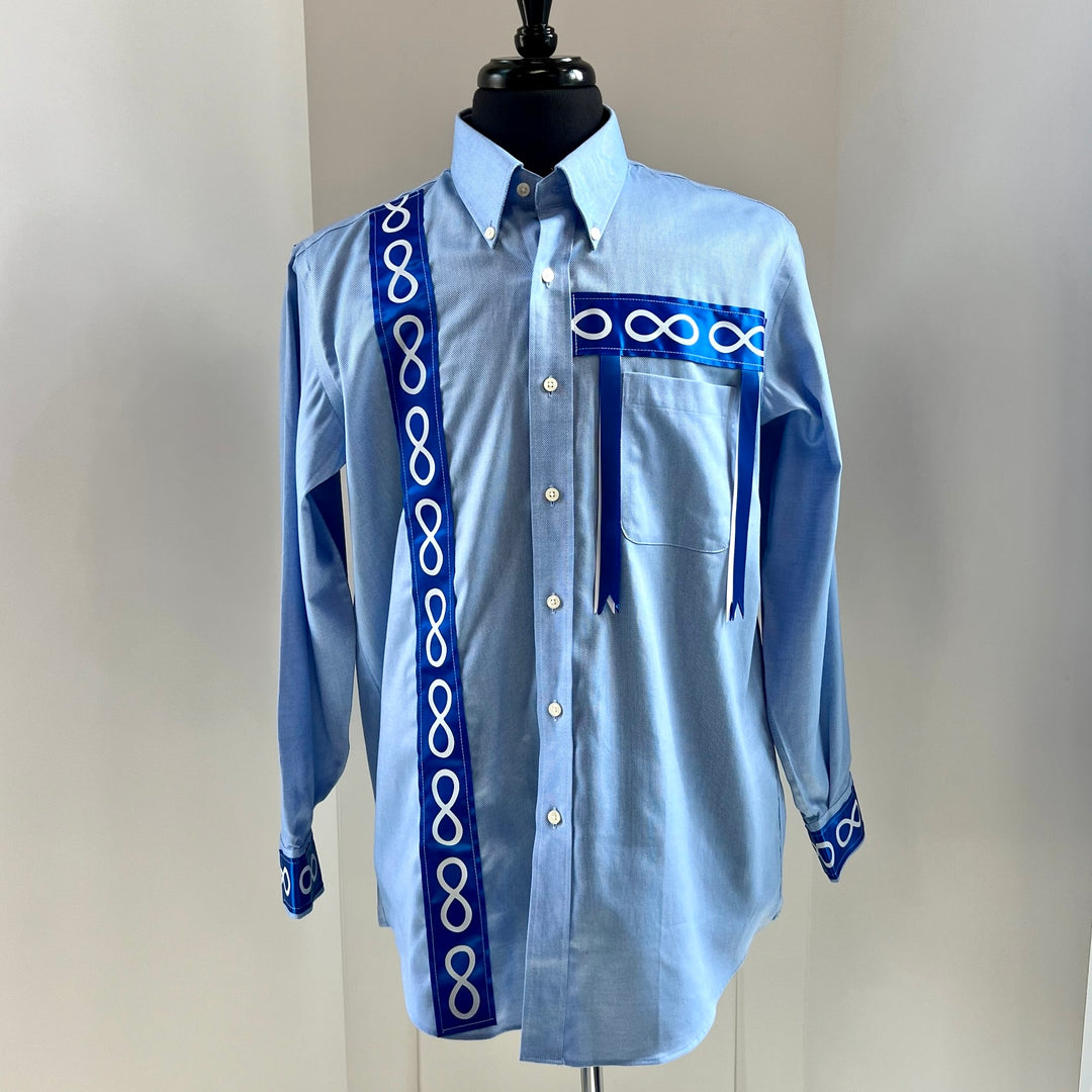 Vi's CREE-ations Infinity Men's Ribbon Shirt
