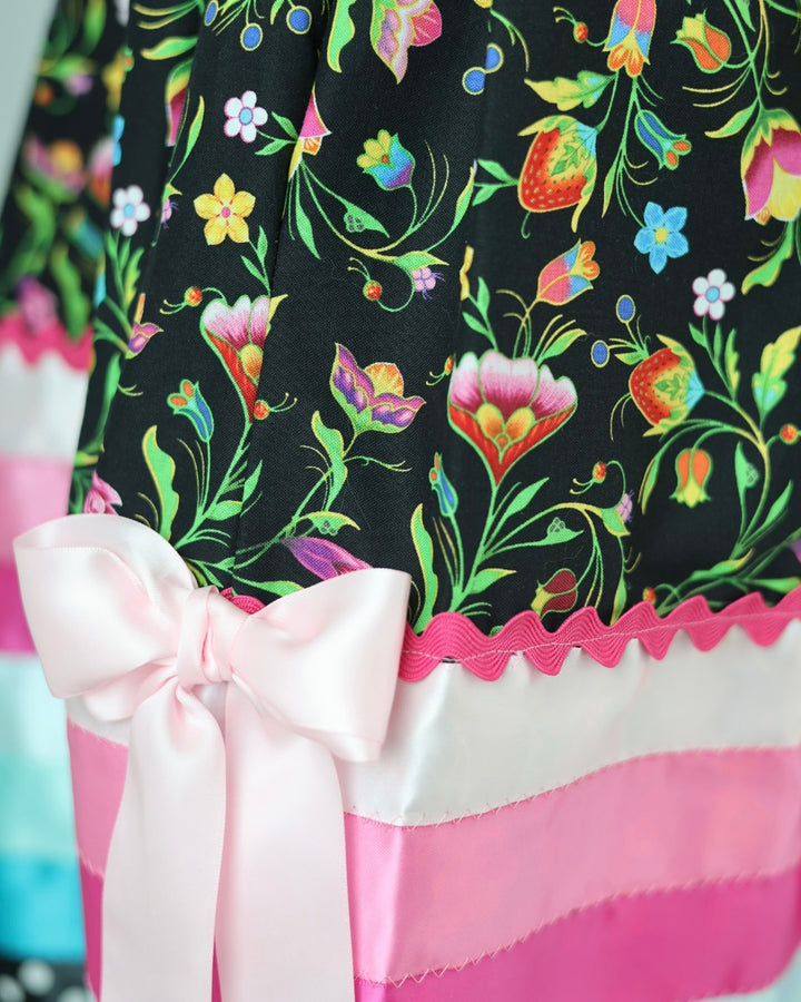 Made by Rachel Floral Ribbon Skirt