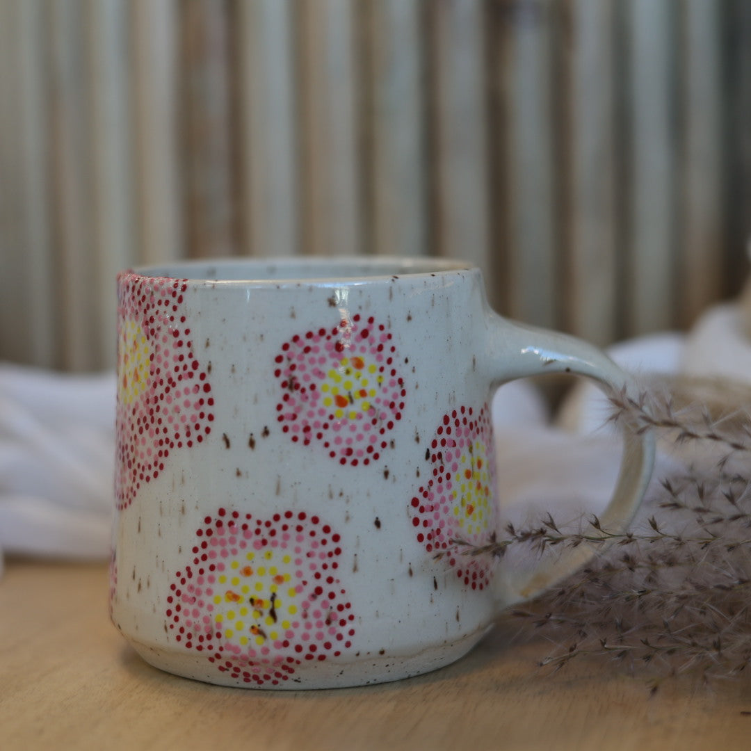 Mino Ode Designs All Over Flower Mug