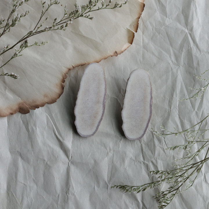 TLee Beads Moose Antler Slab Earrings