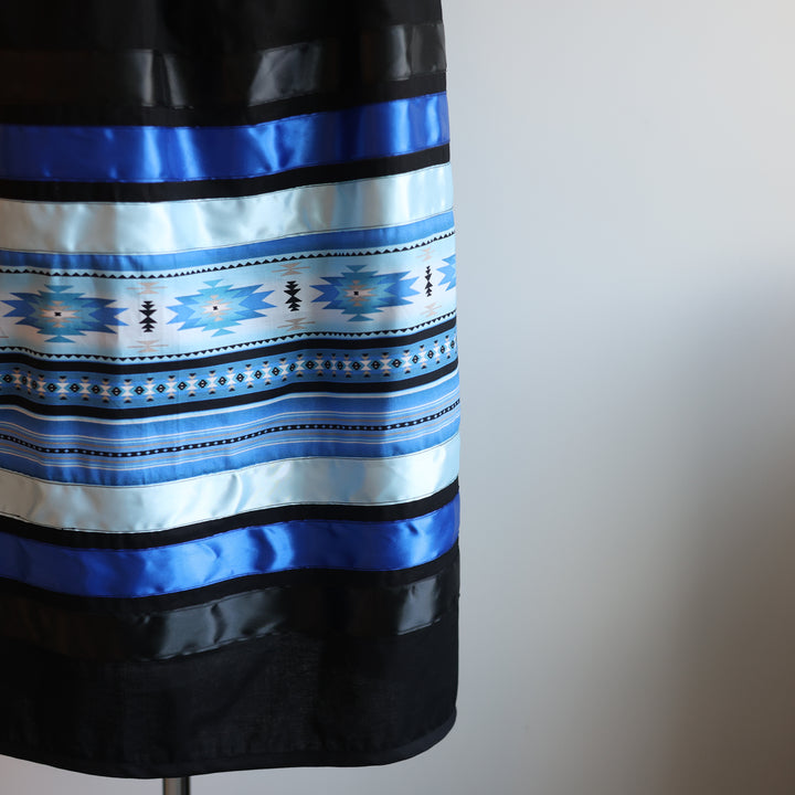 Phoenyx Designs Blue Southwest Ribbon Skirt &amp; Belt