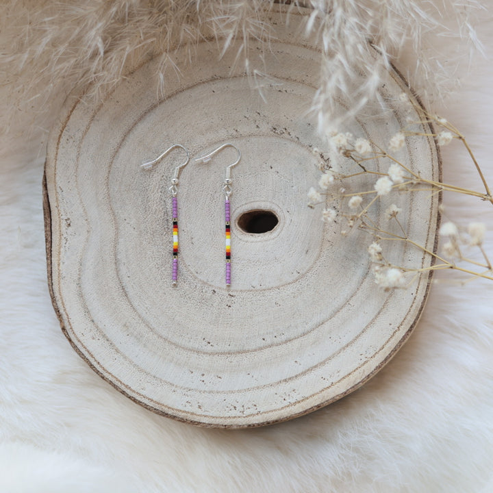 Sophie's Creations Simple Single-Strand Beaded Earrings