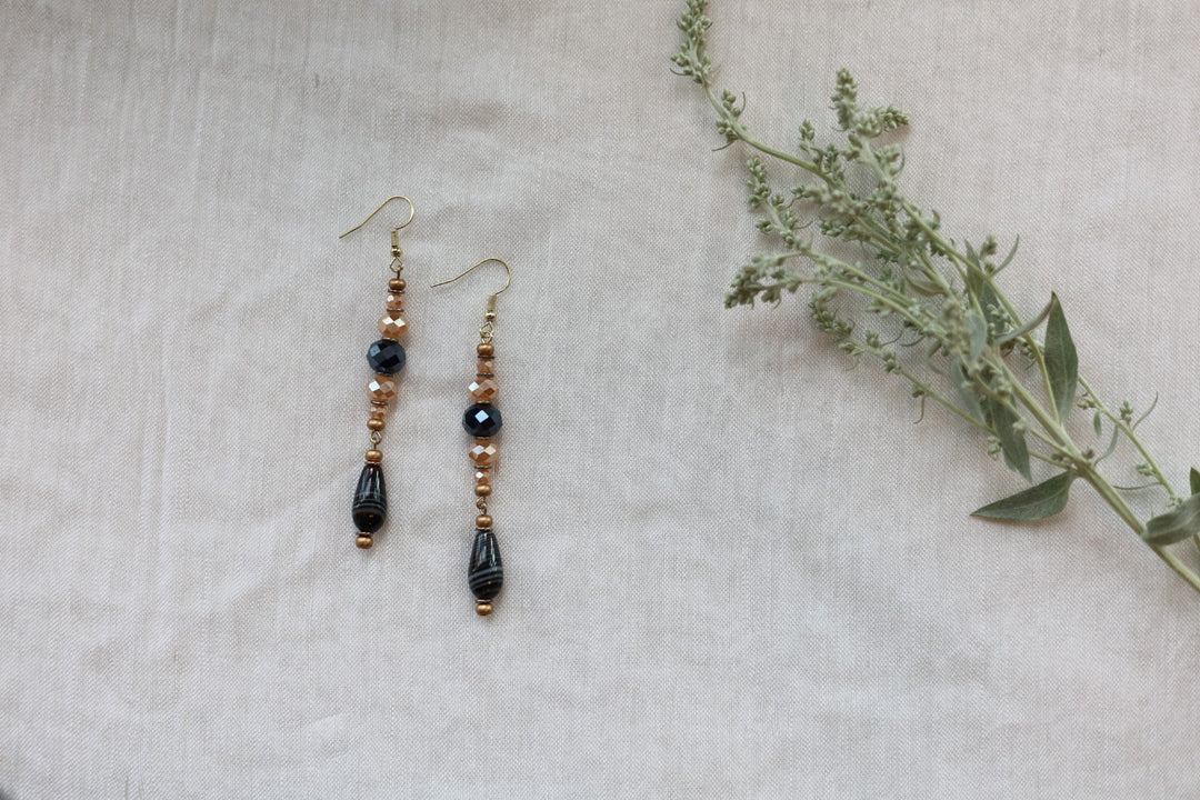 Helen H. Semi Precious Bead Earrings Assorted